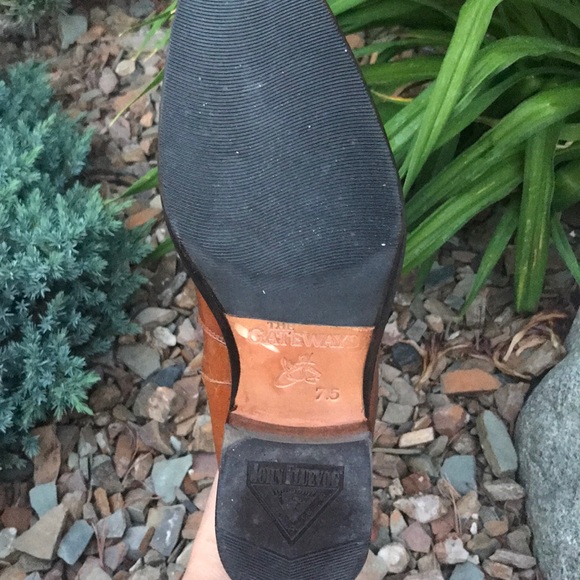 EUC JOHN FLUEVOG GATEWAYS LEATHER BOOTS SZ 7.5 - Picture 7 of 8